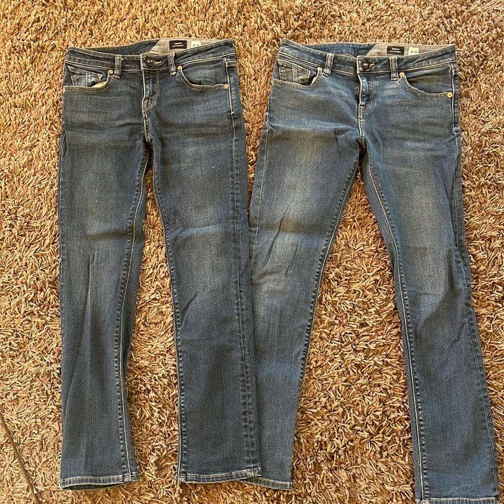 Volcom Vorta Jeans Slim Size 27/Boys 14